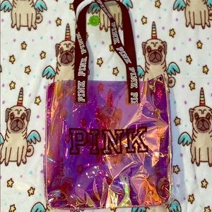PINK Iridescent Bag